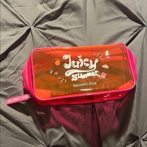 Juicy Summer Dashing Diva Pink Cosmetic Bag- NWT